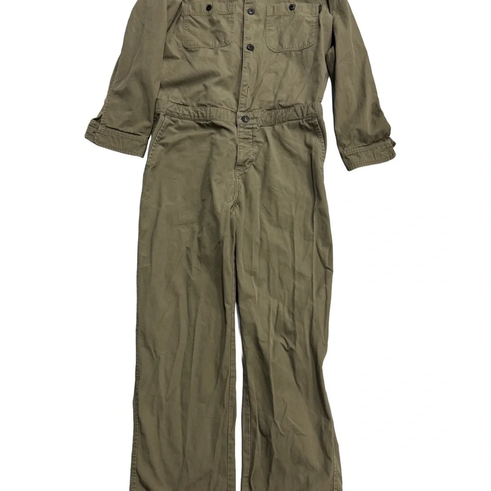 Carhartt Olive Green Utility Jumpsuit Size Small - Picture 1 of 5